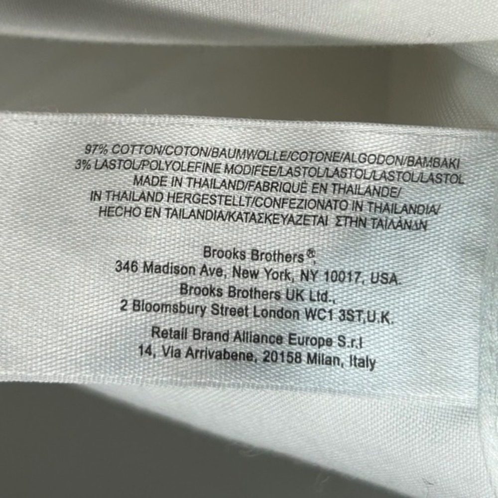 Brooks Brothers blouse Womens size 16 White Sleeveless Button Down Summer Office - Picture 7 of 9